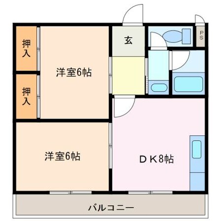 松阪駅 徒歩25分 2階の物件間取画像